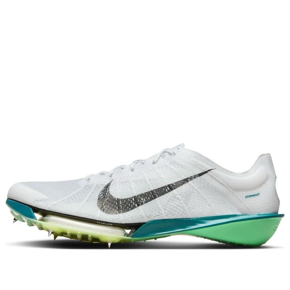 Size 11.5 Nike Air Zoom Victory 2 White Spruce Green Men Track Spikes FD8411-100